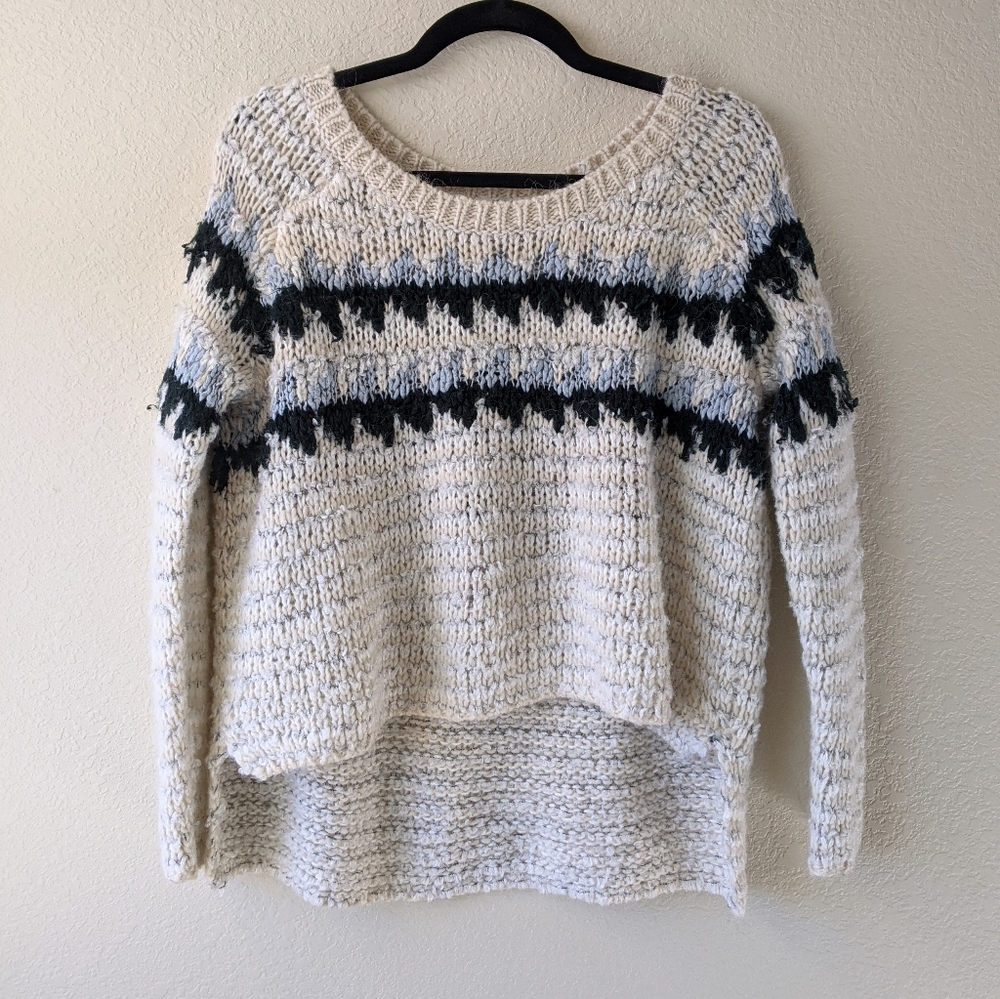Free people s chunky knit cropped sweater